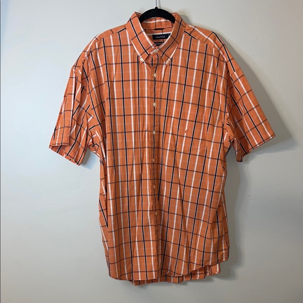 Nautica Explorer Shorts & Plaid Button-Up Shirt – Size XXL (2-Piece Set) #83 - Picture 4 of 13